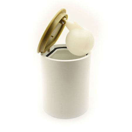 Thrifco Plumbing 4 Inch PVC Sewer Relief Valve and Cleanout 6415208